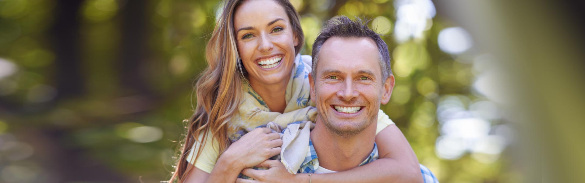 Smiling couple